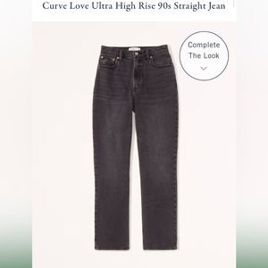Curve Love Ultra High Rise 90s Straight Jean